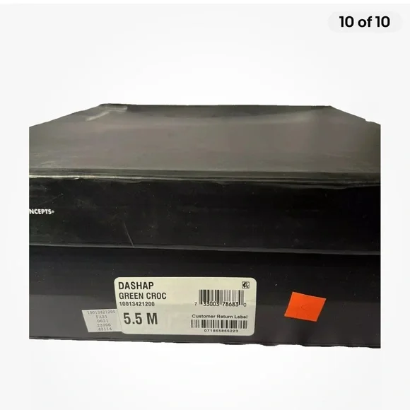 INC Womens Dasha Green Leather Ankle Booties Shoes 5.5 Medium Great Holiday Boot - Picture 7 of 7